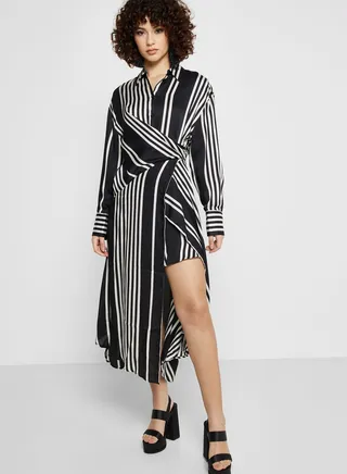 Striped Shirt Dress
