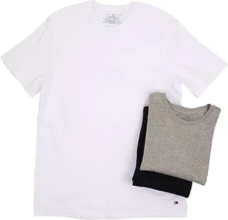 Tommy Hilfiger Cotton Crew Neck Shirt 3-Pack (Multi) Men's Underwear