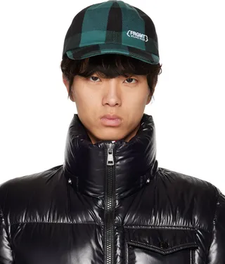 Moncler Genius 7 Moncler FRGMT Hiroshi Fujiwara Green & Black Cap