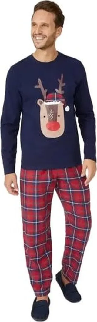 Debenhams Mens Rudolph Christmas Pajama Set - Red