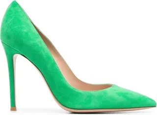 105mm Pointed-Toe Suede Pumps
