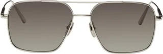 CHIMI Silver Aviator Sunglasses