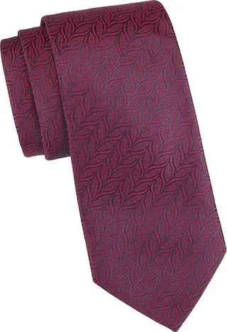 Vine Silk Jacquard Tie