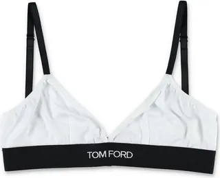 Tom Ford Logo Intarsia Waistband Bra