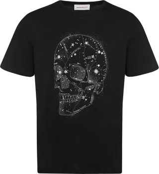 skull-print T-shirt