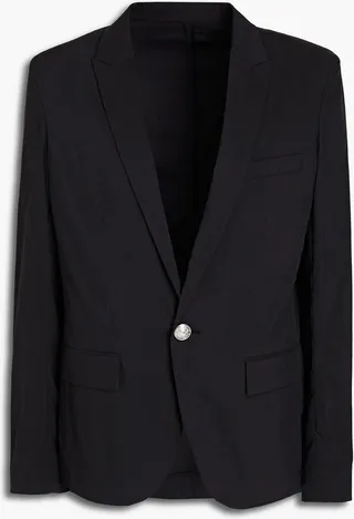 Cotton-blend blazer
