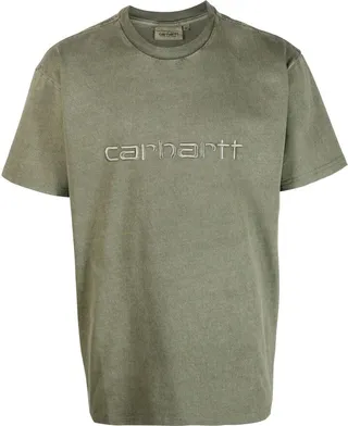 Duster logo-embroidered T-shirt