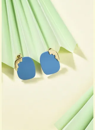 Gold Plated Designer Stud