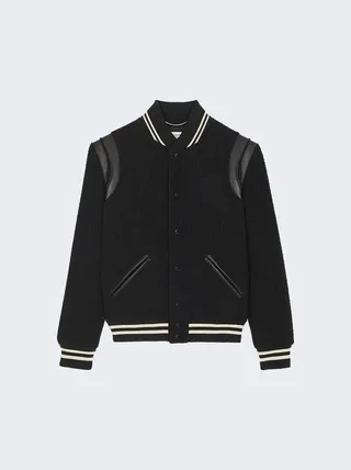 Wool Teddy Jacket Black