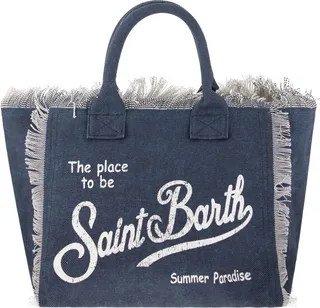 Vanity - Denim Canvas Shoulder Bag