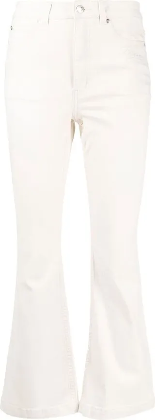 Mid-Rise Cropped Trousers
