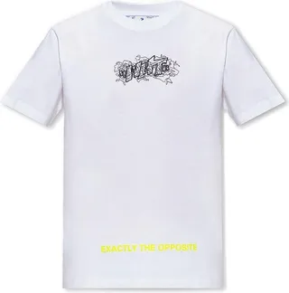 Off-White Graphic Printed Crewneck T-Shirt