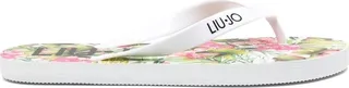 Jungle-print flip flop