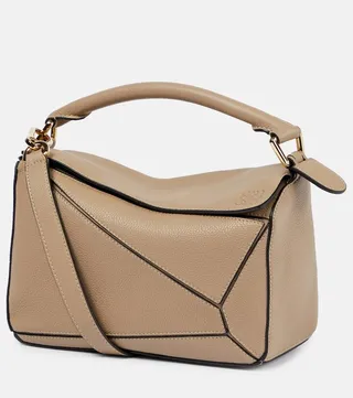 Puzzle Small leather shoulder bag