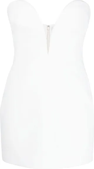 Sweetheart-Neck Strapless Minidress