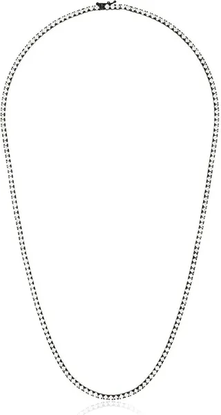 18kt Black Gold Diamond Necklace