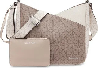 Calvin Klein Zoe Signature Colorblocked Crossbody with Pouch