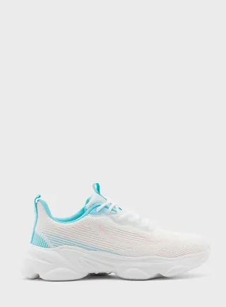 Knit Colour Striped Sneaker