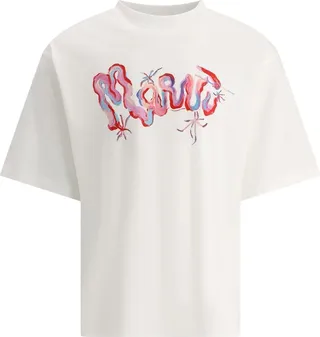 Marni Painterly Logo-Printed Crewneck T-Shirt