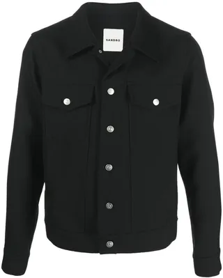 Button-Down Fastening Denim Jacket