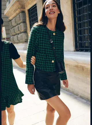 Woman A Line Knitted Skirt