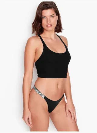 Shine Strap Brazilian Panty