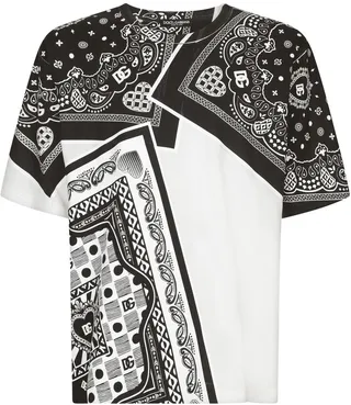 bandana-print T-shirt