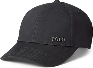 Polo Ralph Lauren Logo-Plaque Ball Cap (Black) Caps