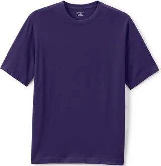 Lands' End School Uniform Men's Short Sleeve Essential T-shirt - X Large - Classic Navy