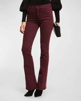 Beverly High-Rise Slim Flared Jeans