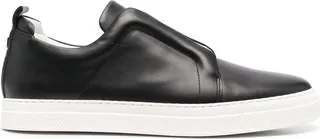 Leather Slip-On Sneakers