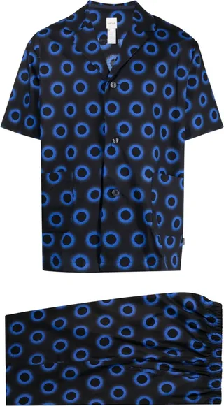 Graphic-Print Two-Set Pyjamas