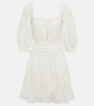 Solana cotton dobby minidress