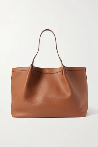 Serapian - Secret Large Textured-leather Tote - Brown