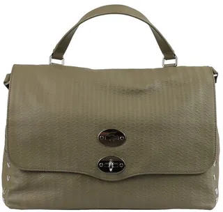 Zanellato Embossed Foldover Tote Bag