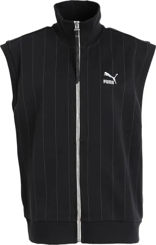 Luxe Sport Gilet Sweatshirt Black
