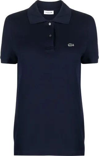 Logo-Patch Cotton-Piqué Polo Shirt