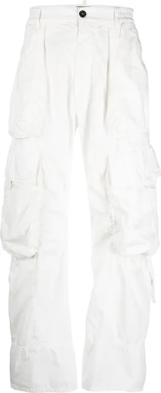 Straight-Leg Cargo Trousers