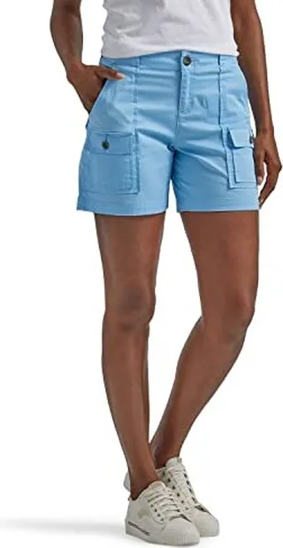 Lee Women's Flex-to-Go Mid-Rise Relaxed Fit 6" Cargo Short