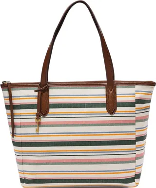 Fossil Women's Sydney Cotton Canvas Tote