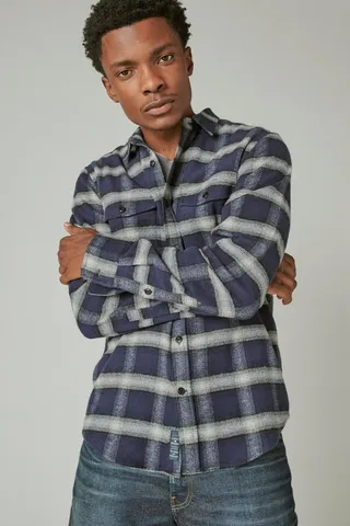 Plaid Workwear Cloud Flannel