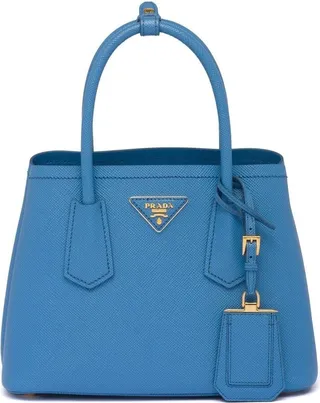 Leather Logo-Patch Shoulder Bag