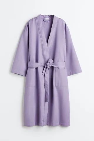 Waffled Bathrobe