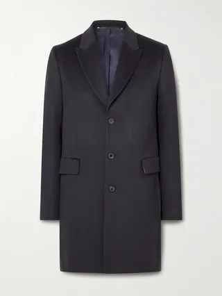 Epsom Wool and Cashmere-Blend Felt Overcoat