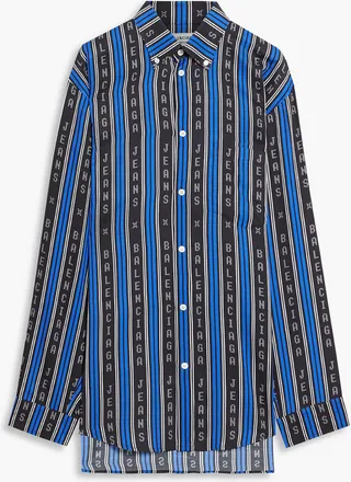 Striped jacquard shirt