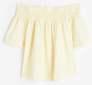 Off-the-shoulder Jersey Top