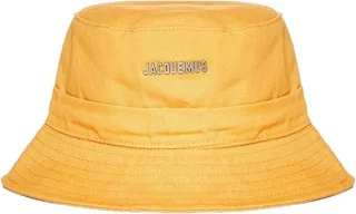 Jacquemus Logo-Lettering Drawstring Bucket Hat