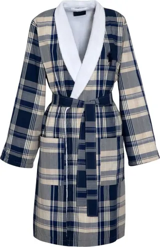 Ralph Lauren Home Linden Plaid Robe (Medium)