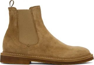 Officine Creative Beige Hopkins 117 Chelsea Boots