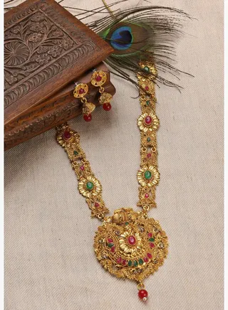 Meenakari Gold Plated Necklace Set